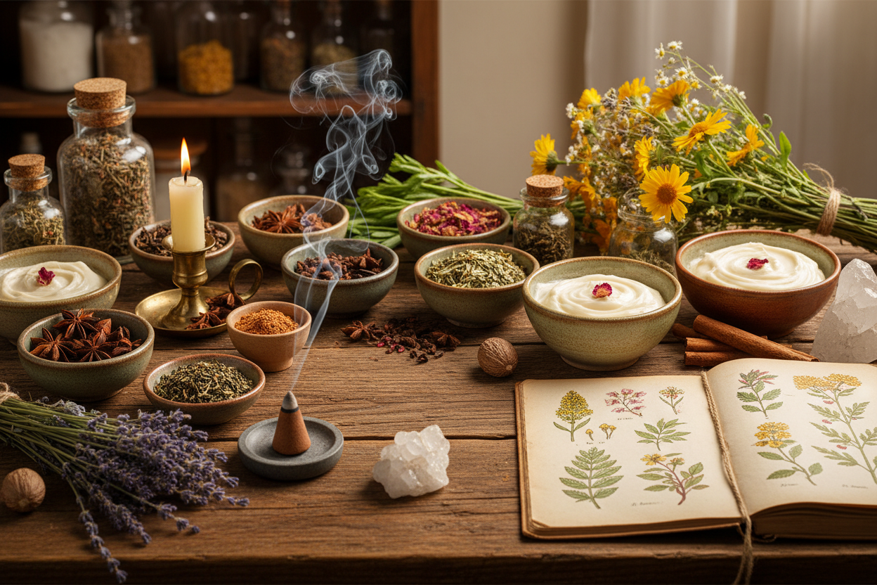 Old-world apothecary hero banner